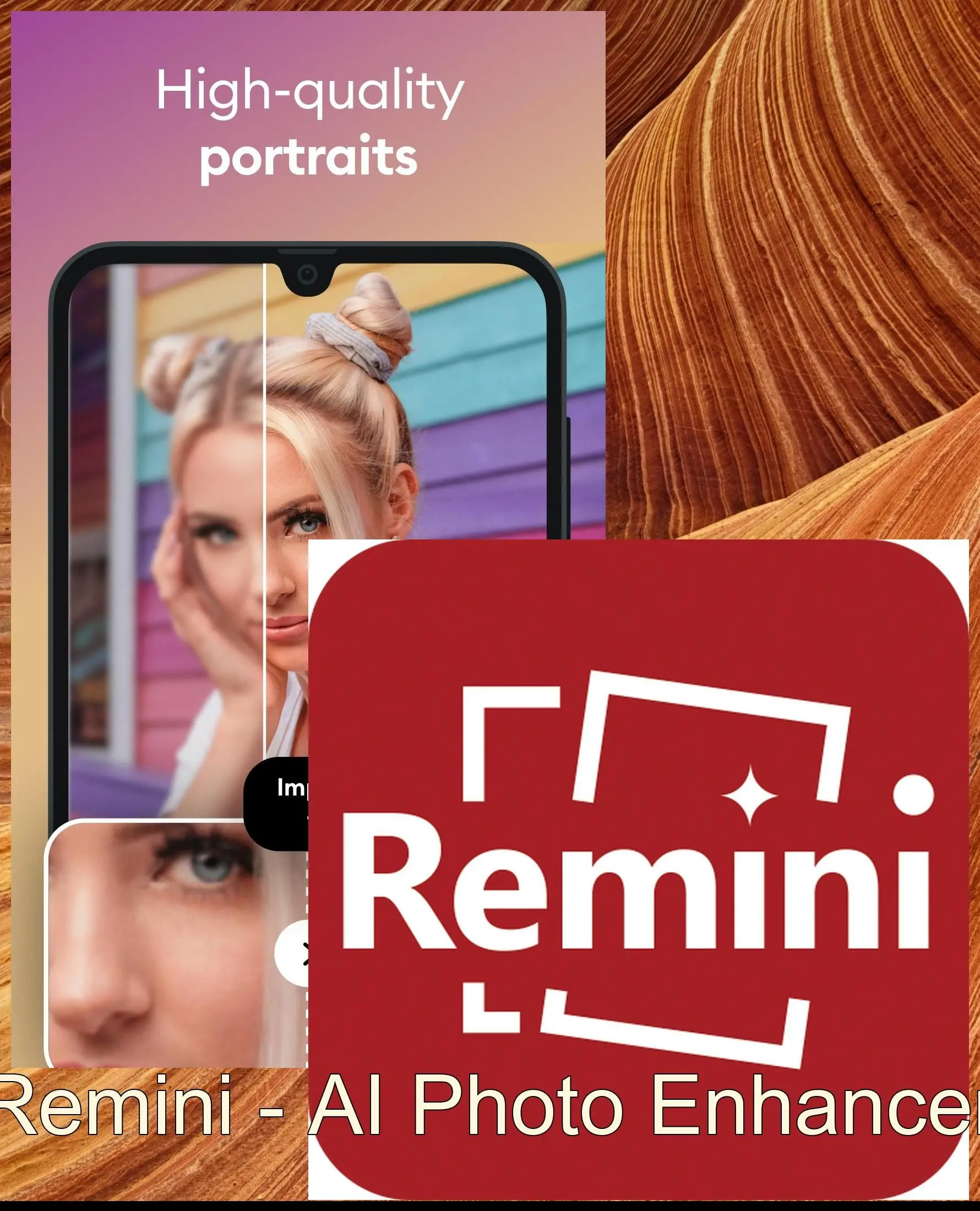 Remini - AI Foto-Verbesserer..