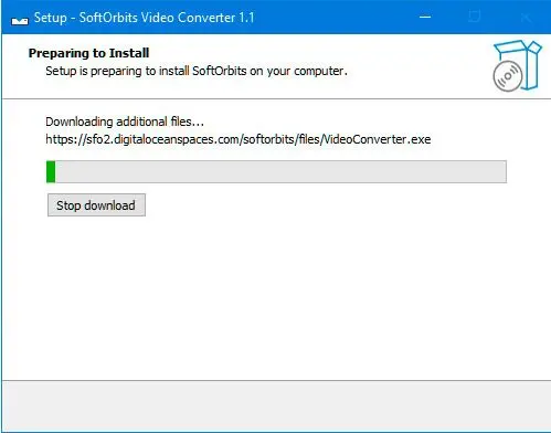 Installieren Sie SoftOrbits Video Converter..