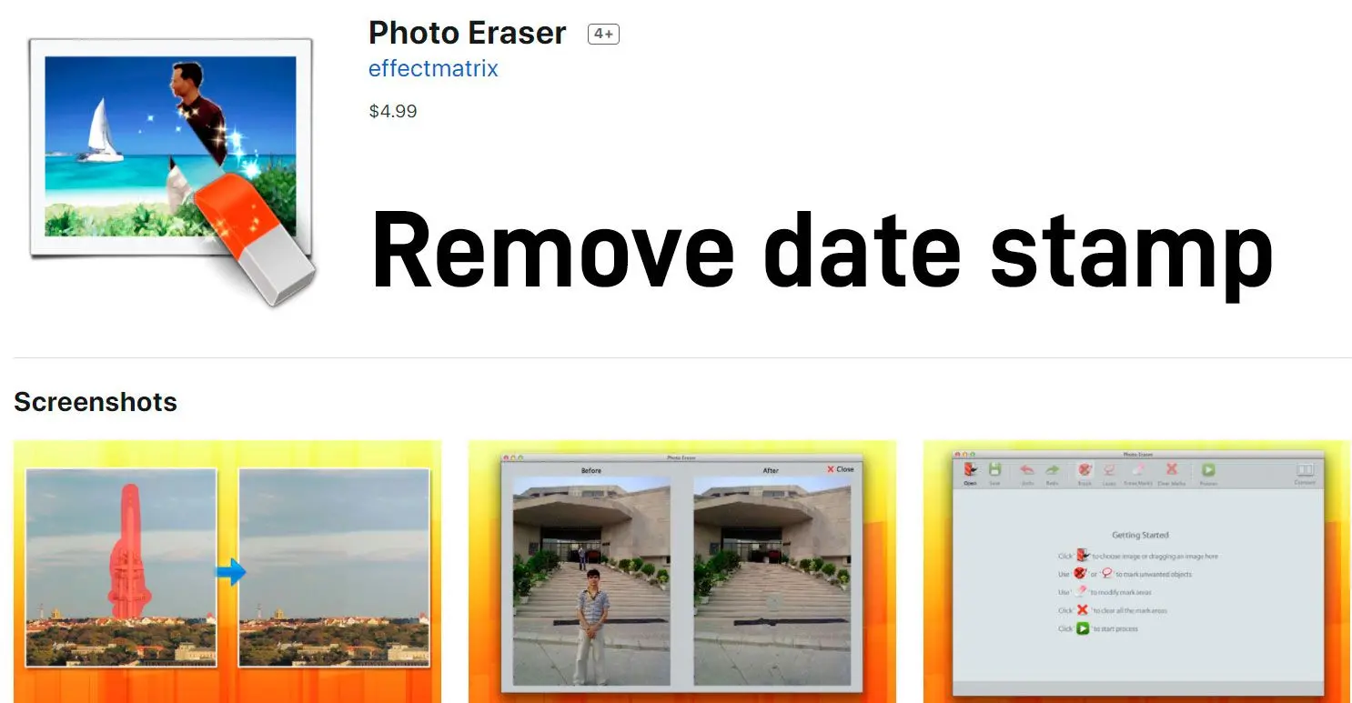 Photo Eraser für Mac..